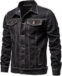 OutfitMart Vintage Distressed Slim-Fit Denim Jacket